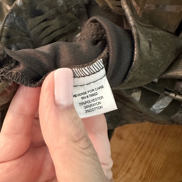 Toni Morgan Vintage 80’s Suede/Metallic Jacket Sz S Grunge Whimsigoth Steampunk - Picture 5 of 12